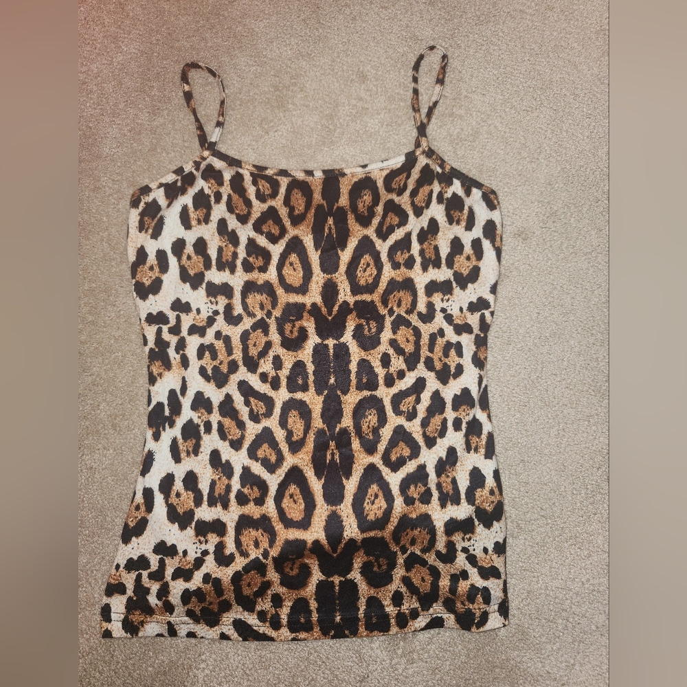 Shein Medium Leopard Print Tank Top